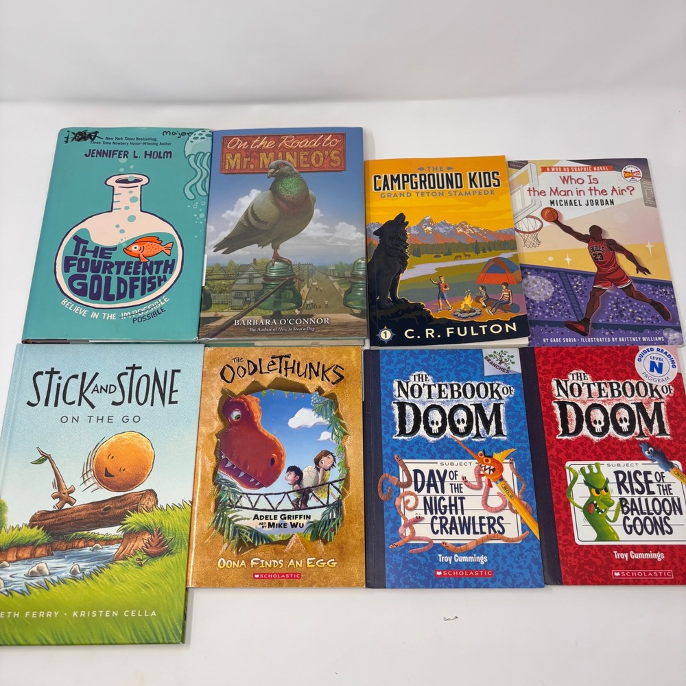 8 Childrens Chapter Graphic‎ Books Oodlethunks Who HQ Michael Jordan Scholastic